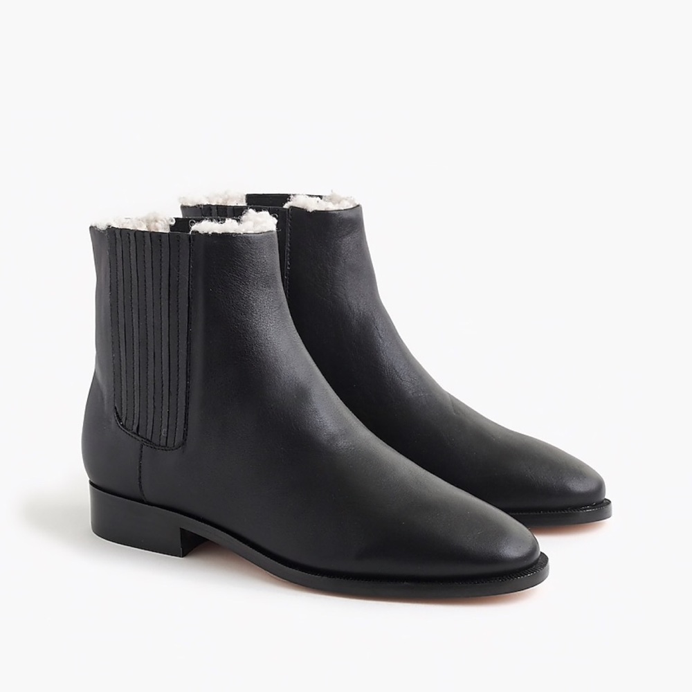 J. Crew Sherpa-Lined Chelsea Boots